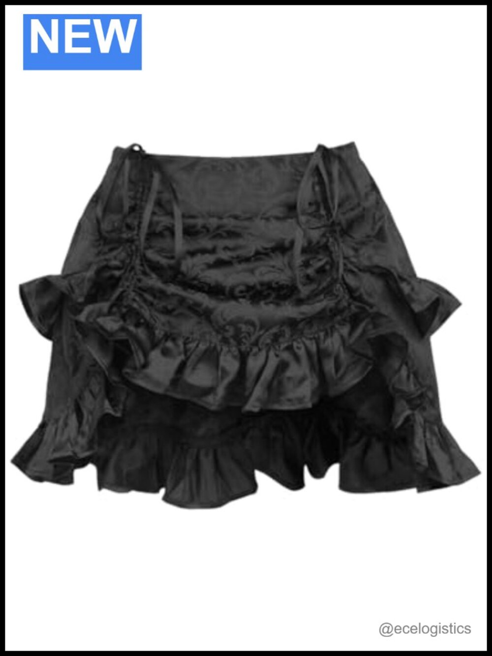 Daisy Corsets Brocade Ruched Bustle Skirt Mini Halloween Steampunk